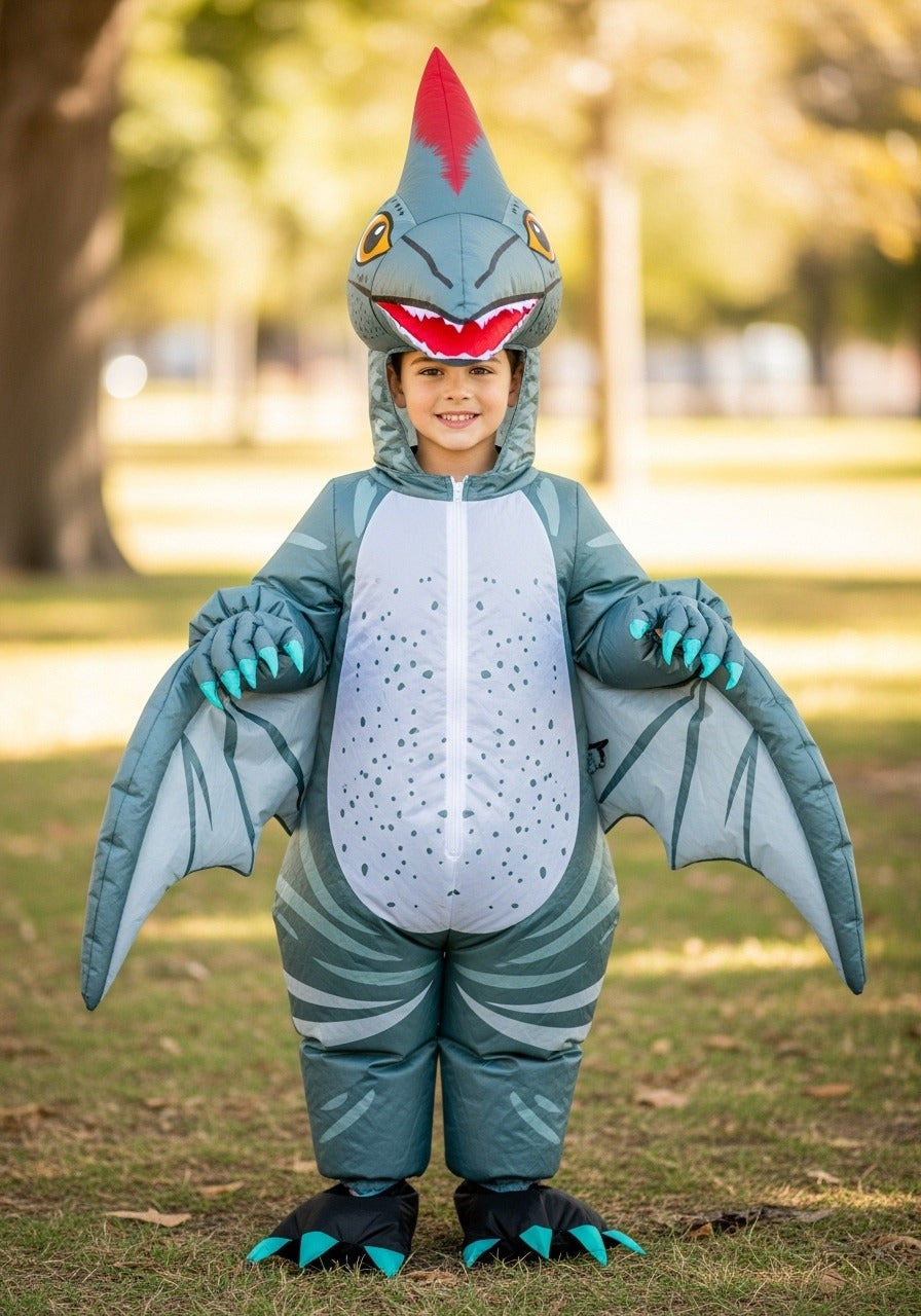 Halloween Inflatable Dinosaur Costume – Bioworld Pterodactyl for Adults