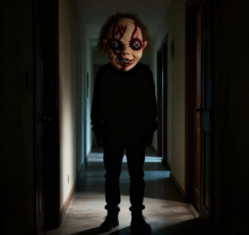 Fright Night Zombie Mask – Scary Halloween Horror Costume Prop for Adults