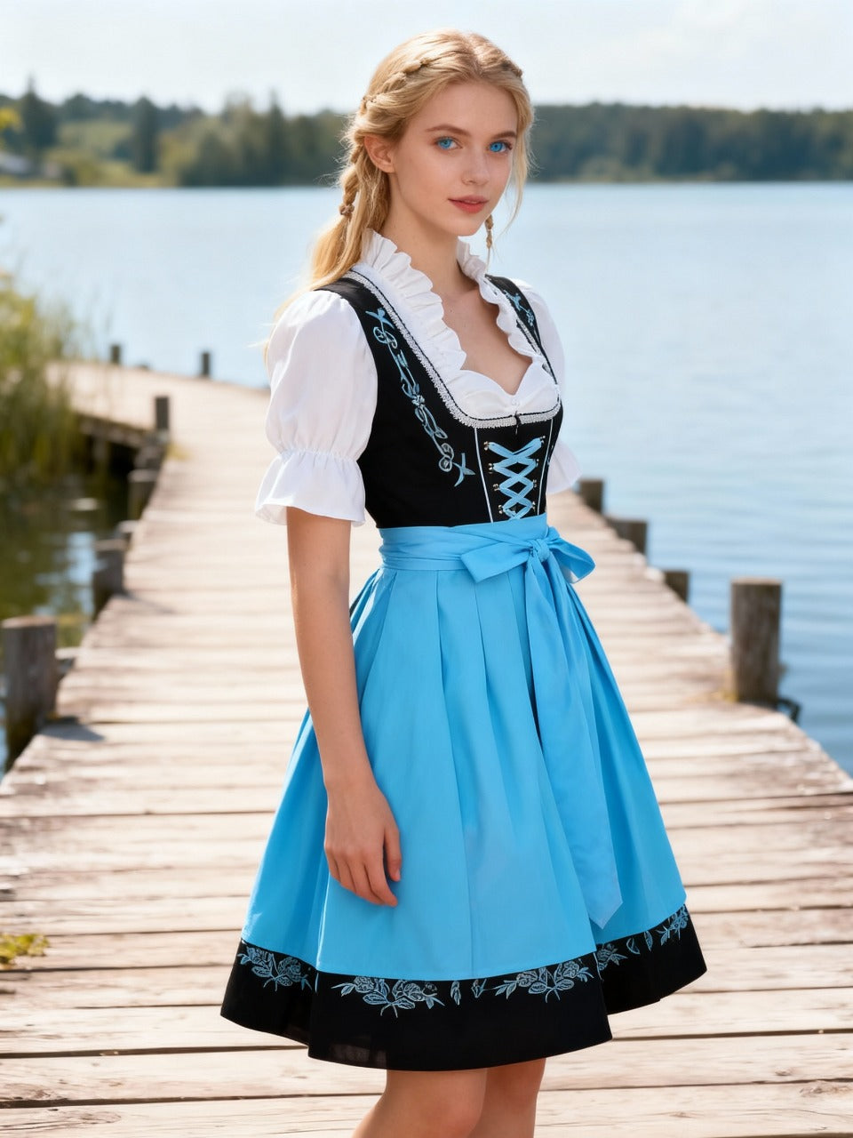 Bavarian Beer Girl Dress – Women’s Halloween Festival Costume
