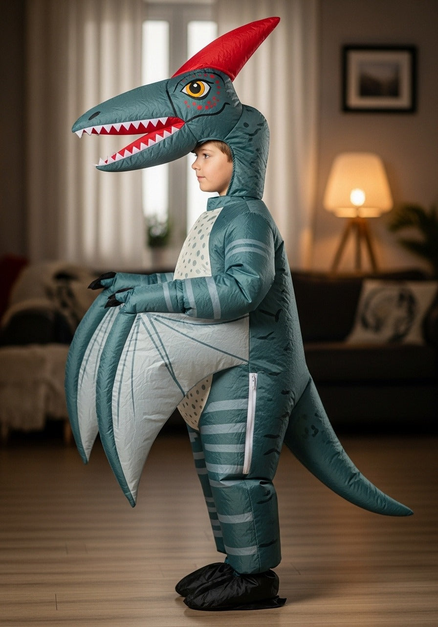 Halloween Inflatable Dinosaur Costume – Bioworld Pterodactyl for Adults