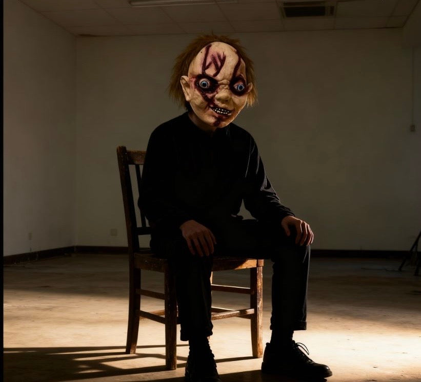 Fright Night Zombie Mask – Scary Halloween Horror Costume Prop for Adults