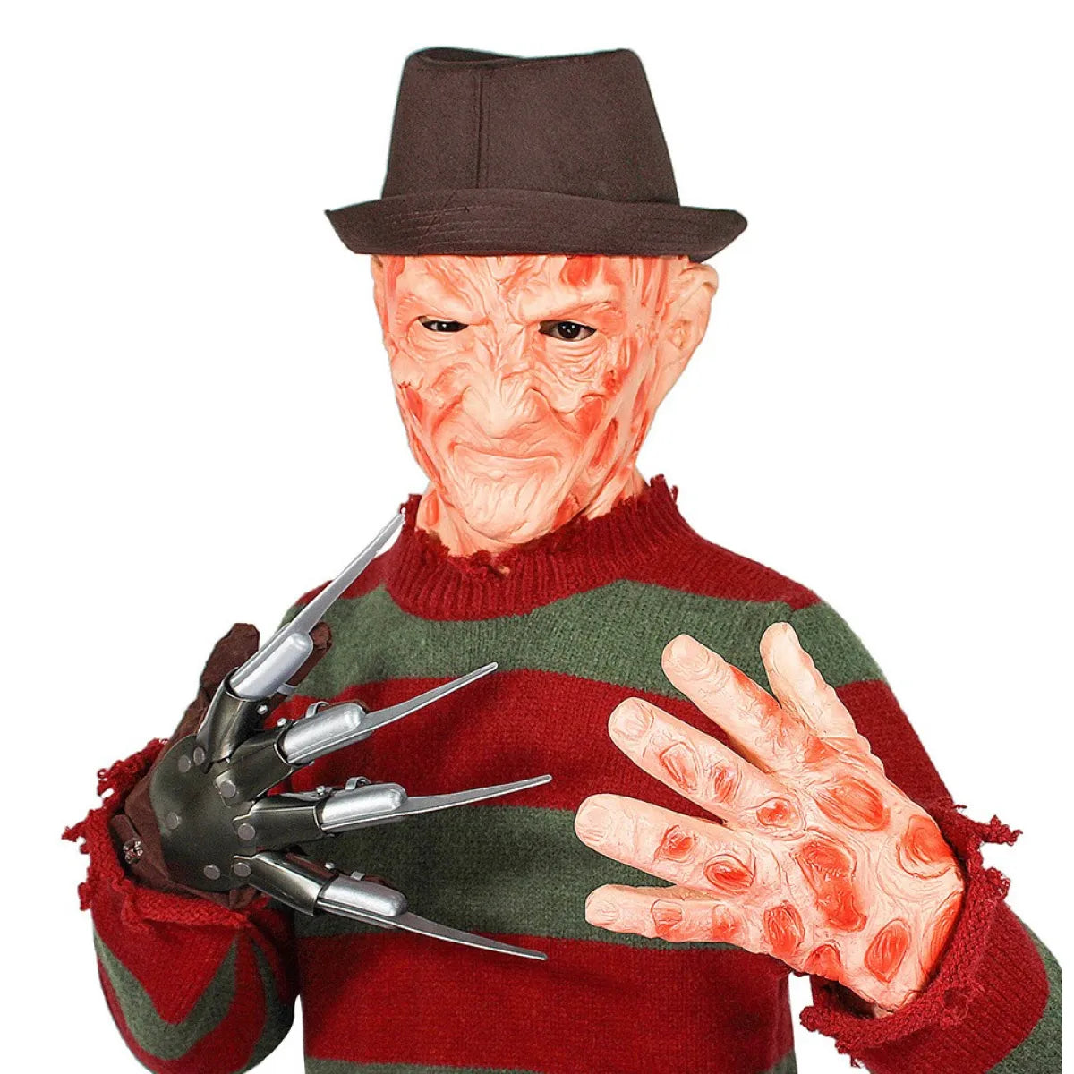 Freddy Halloween Costume Set – Scary Nightmare Horror Outfit for Adults