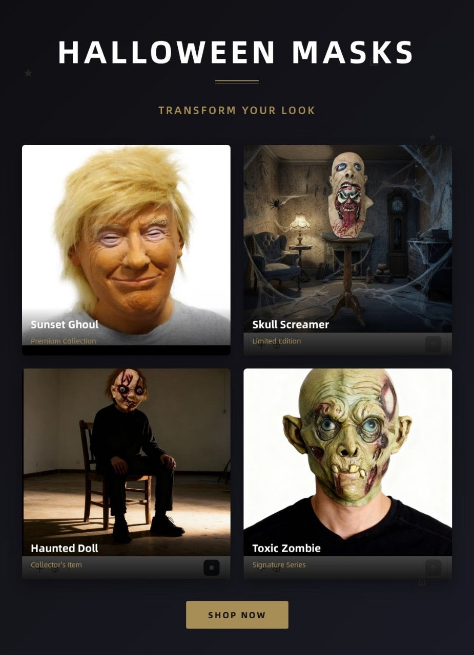 Halloween Masks & Cosplay Props