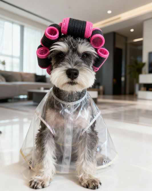 Funny Dog Wig with Glasses – Adjustable Cosplay Costume for Dogs and Cats