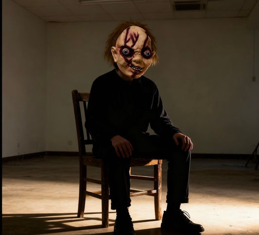 Fright Night Zombie Mask – Scary Halloween Horror Costume Prop for Adults
