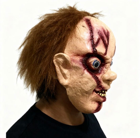 Fright Night Zombie Mask – Scary Halloween Horror Costume Prop for Adults
