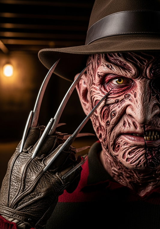 Freddy Halloween Costume Set – Scary Nightmare Horror Outfit for Adults
